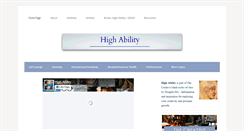 Desktop Screenshot of highability.org